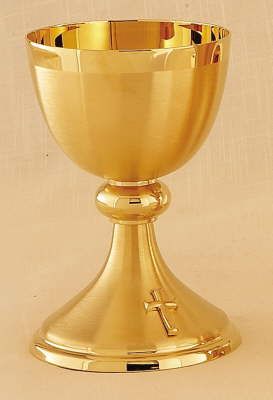 Gold Chalice With Scale Paten